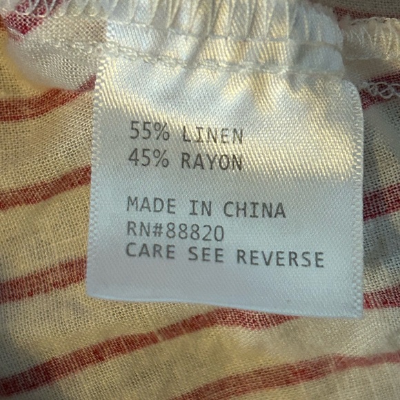 Calypso St. Barth Striped Multicolor Blouse - Picture 4 of 4